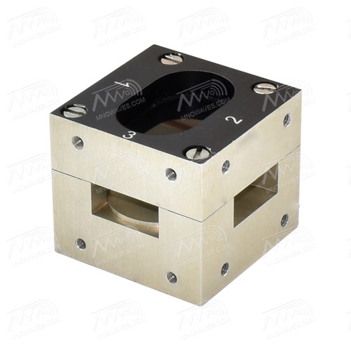 سیرکولاتور موجبری (Waveguide Circulator) با ایزولاسیون بالا – طراحی و ساخت قطعات پسیو مخابراتی
