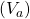 (V_a)