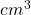 cm^3